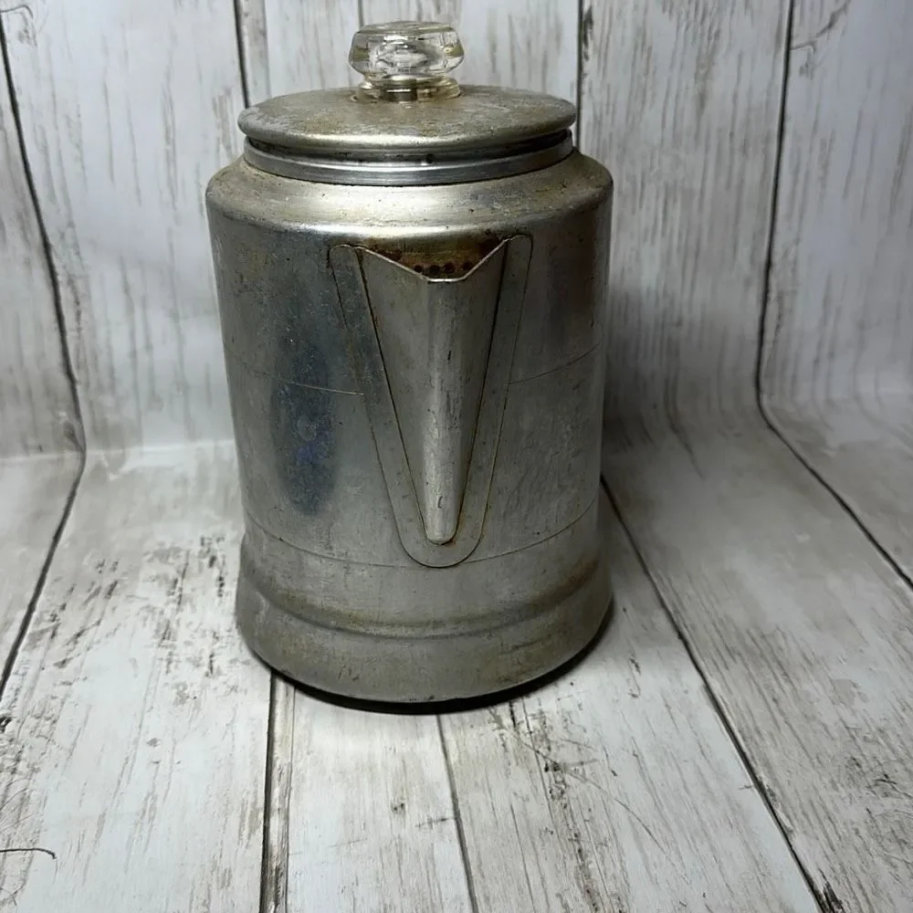 Comet The Popular Aluminum On Stove Coffee Maker Made in The USA Camping Coffee‎